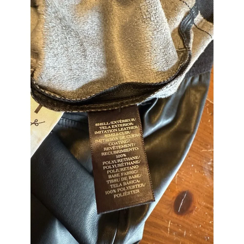 Ann Taylor | Faux Leather Leggings | Black | Size 8 | NWT